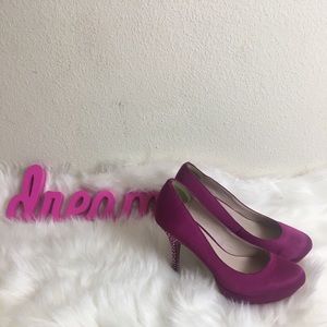 Pink Platform Pumps